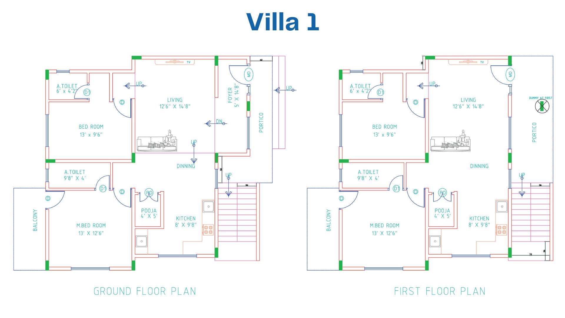 Villa 1